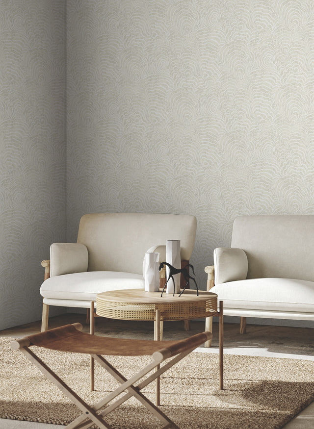 Ocean Jasper White by York Wallcoverings Geometric Wallpaper – York Wallcoverings GN2634