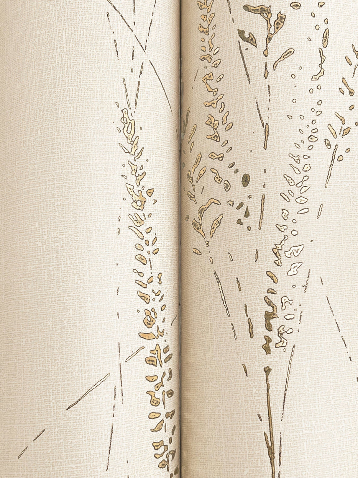 Graceful Willow Pale Straw by York Wallcoverings Botanical Wallpaper- York Wallcoverings GN2642