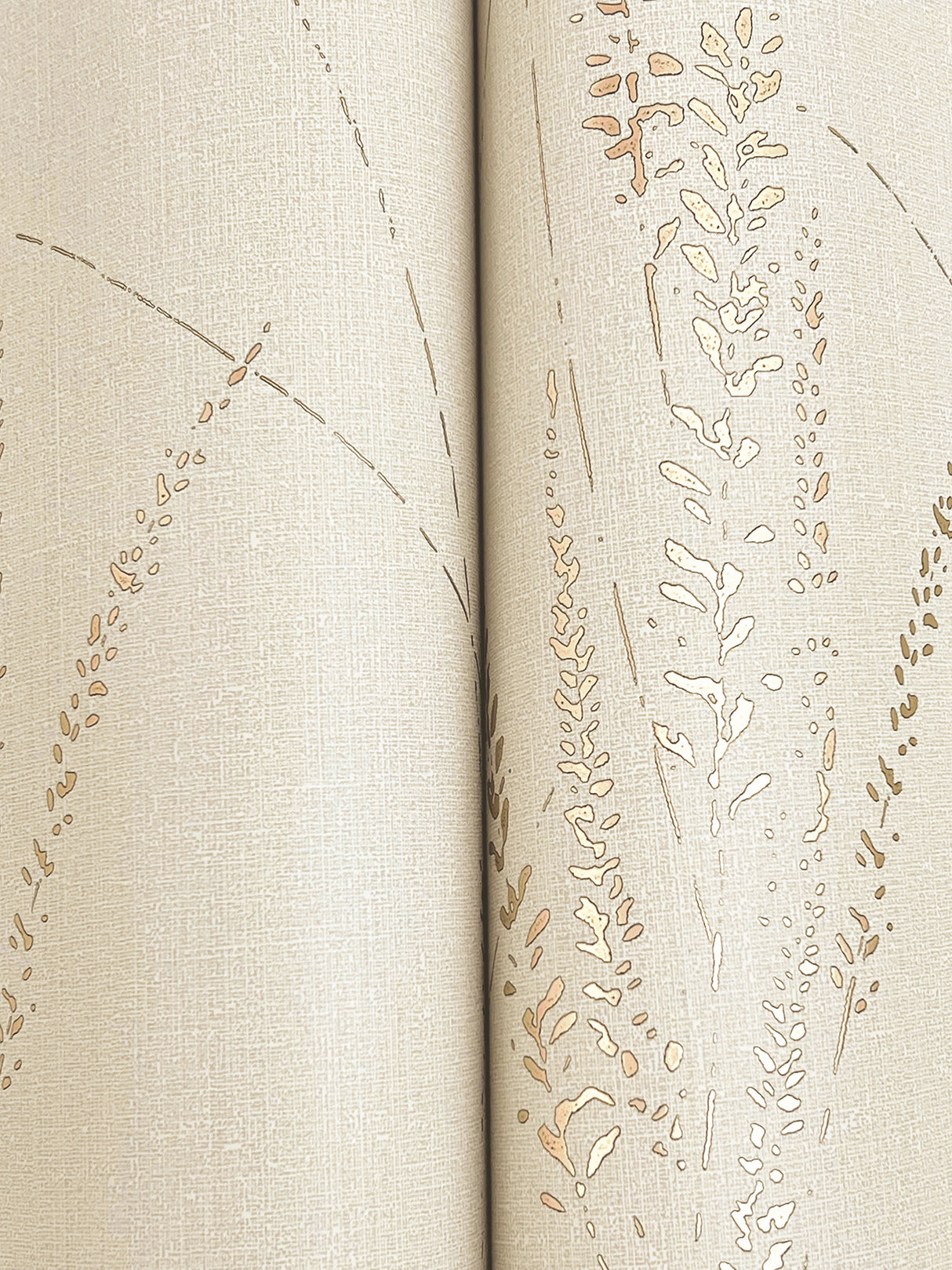 Graceful Willow Stone by York Wallcoverings Foil on Non Woven Botanical Wallpaper – York Wallcoverings GN2644