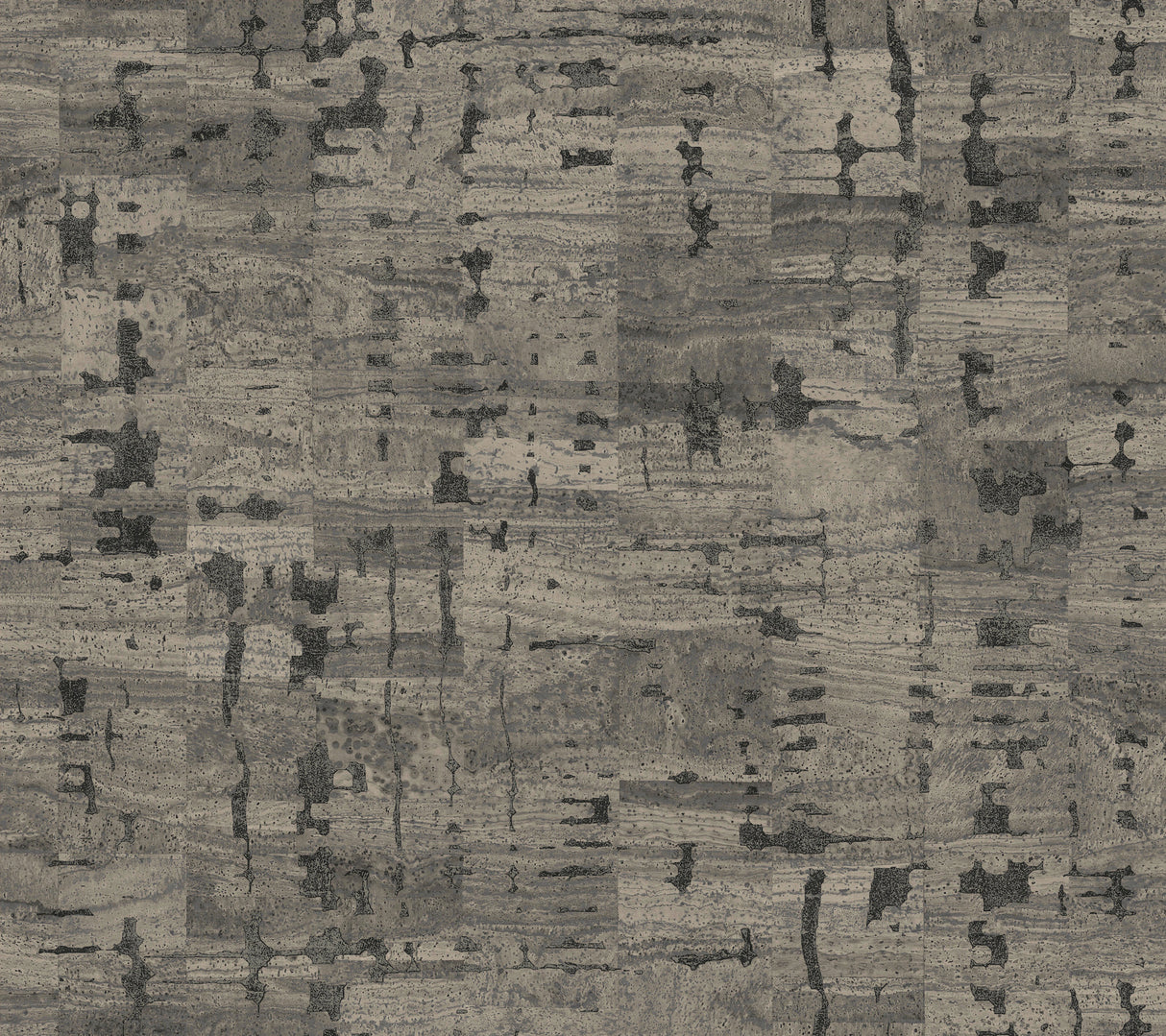 Pop The Cork Charcoal wallpaper roll with cork-inspired texture