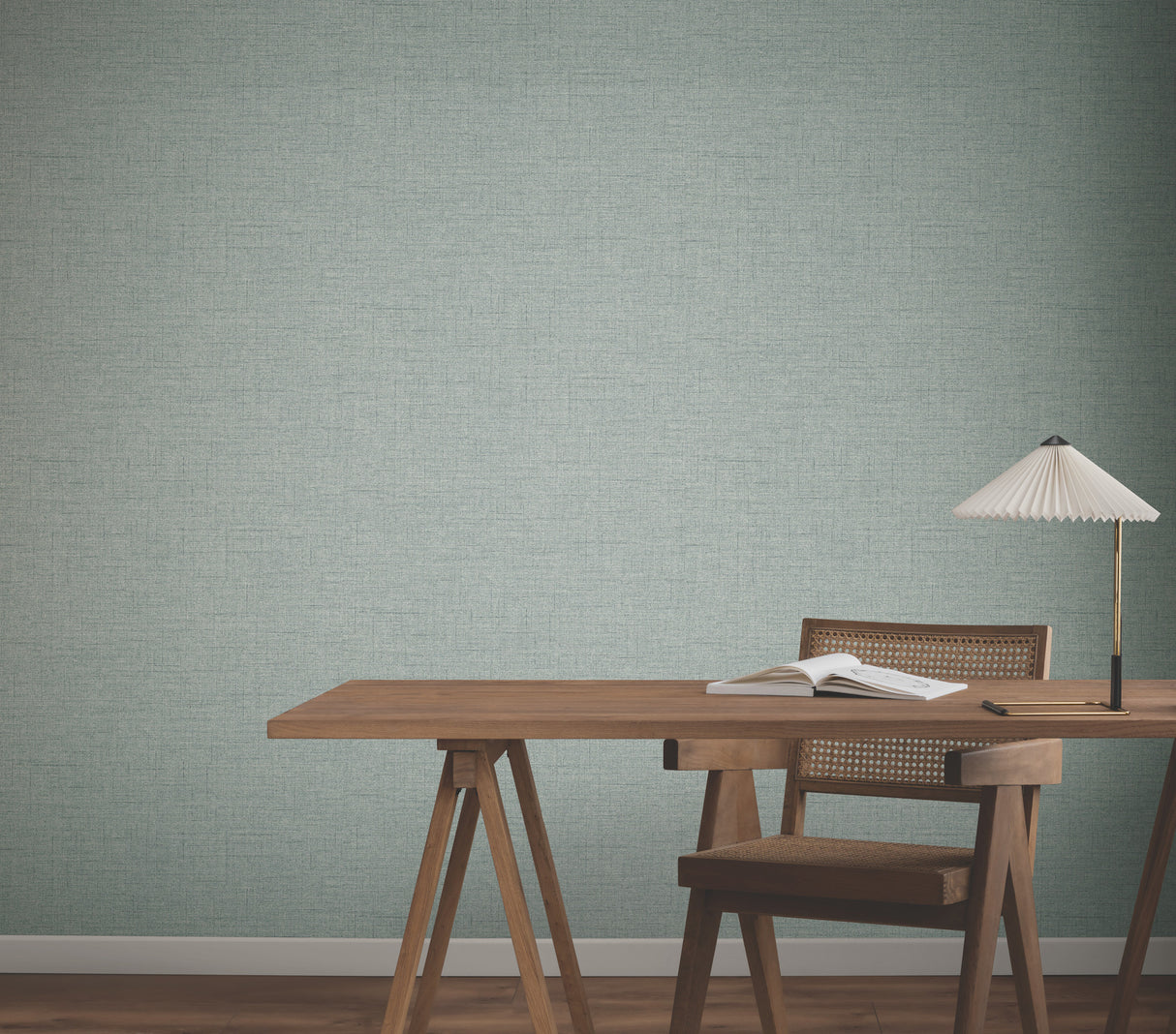 Hillswick Tweed Indigo by York Wallcoverings Textured Solid Non Woven Wallpaper – York Wallcoverings GN2673