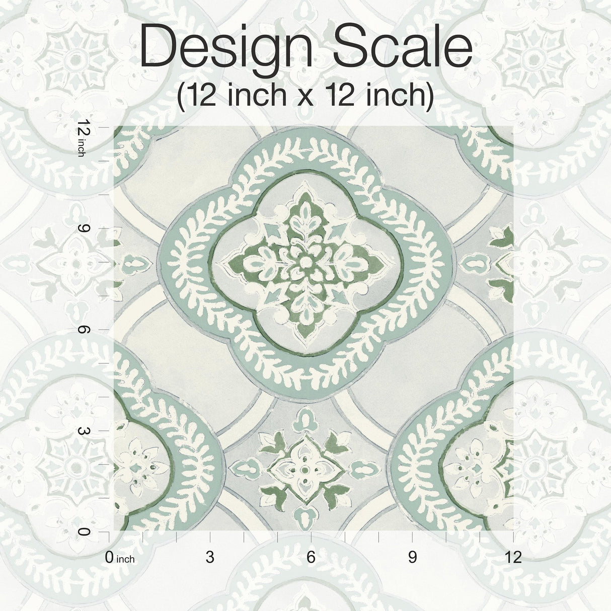 Garden Trellis Rain Geometric Prepasted Wallpaper - York GO8211