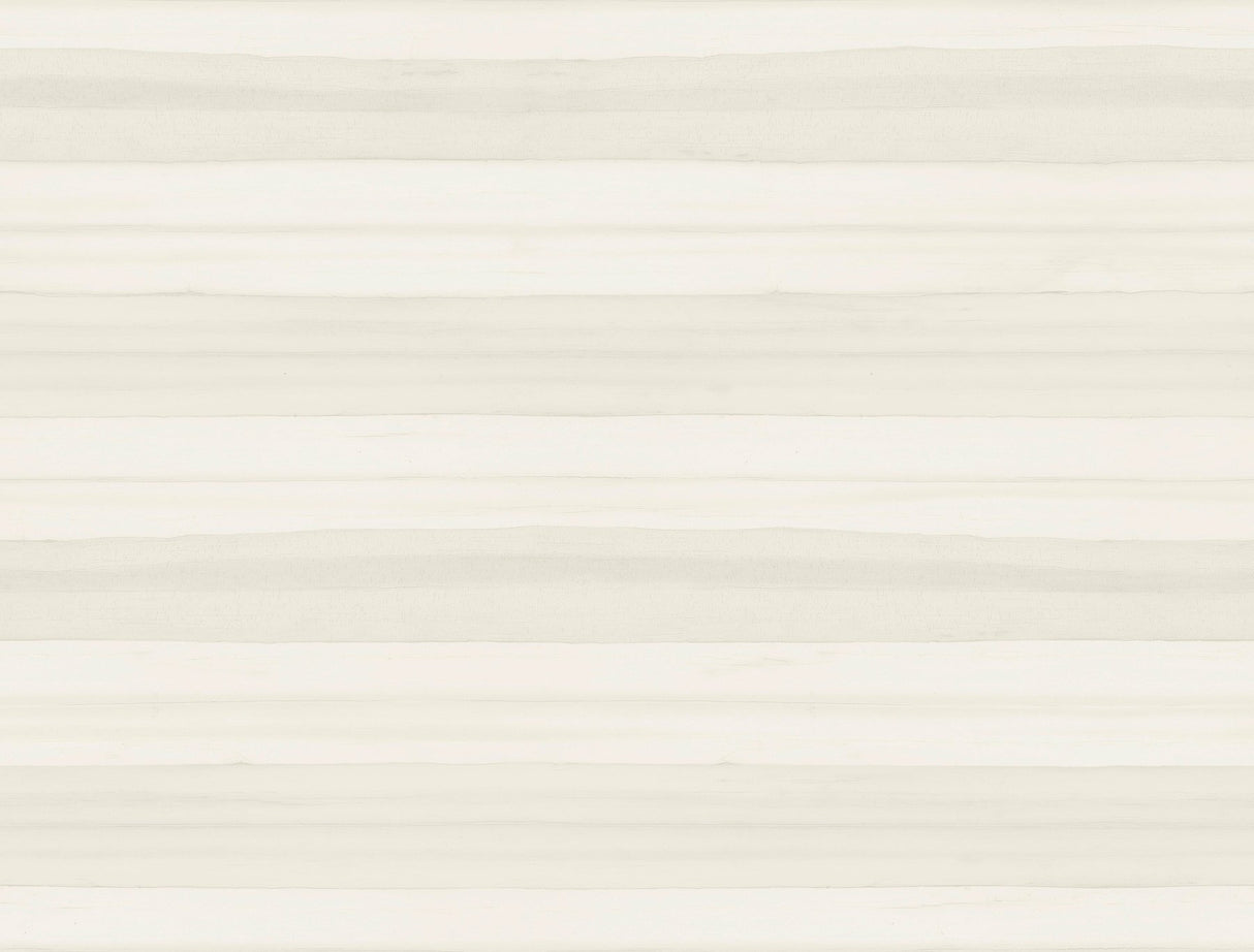 Pandora Leaf White & Off White Striped Wallpaper - York GO8262