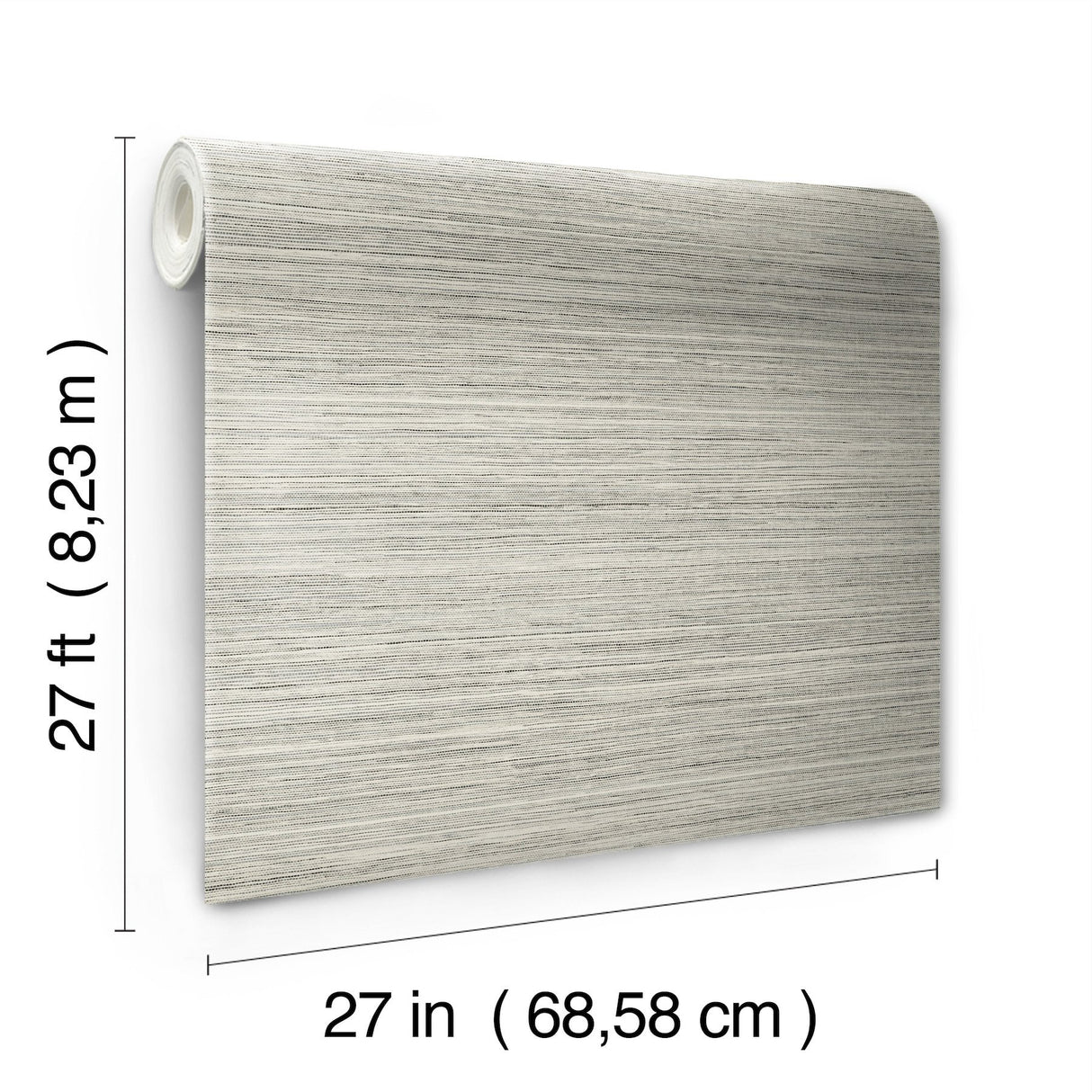 Fountain Grass Onyx Wallpaper with Faux Grasscloth Texture - York GO8304