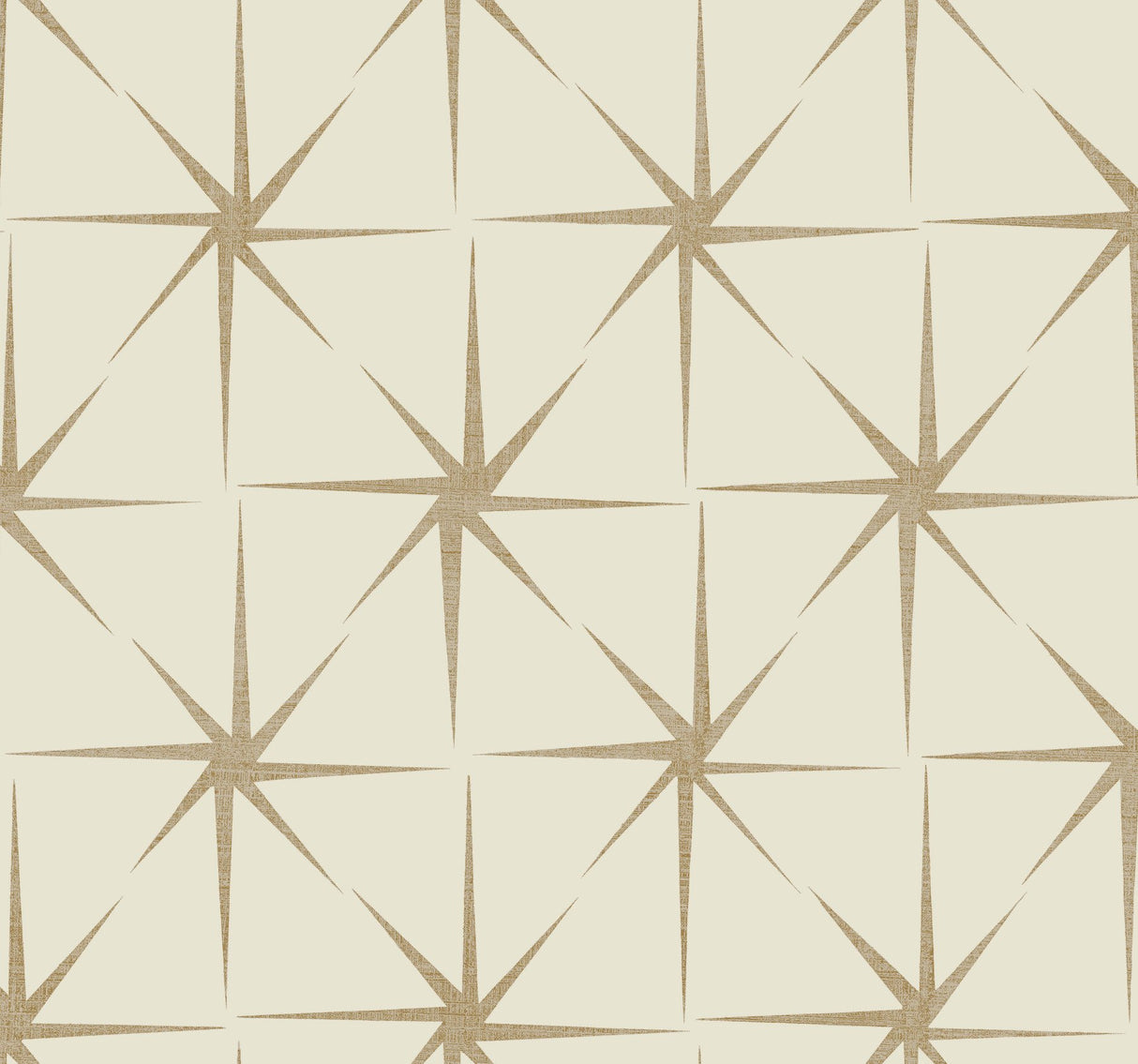 Evening Star Cream Geometric Prepasted Wallpaper - York GR5944