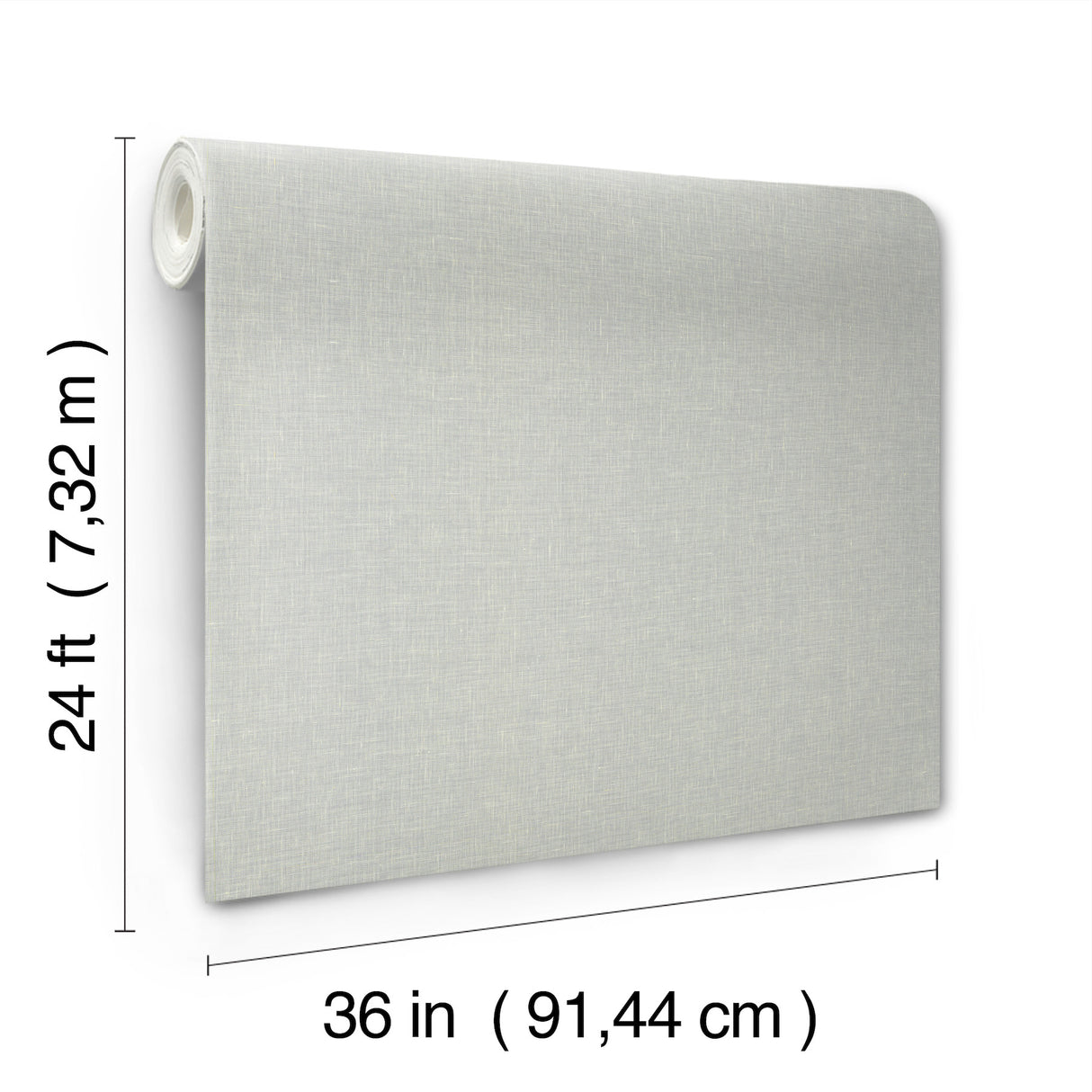 Sheer Linen Light Grey by Ronald Redding Wallpaper – York Designer Series GRL86134