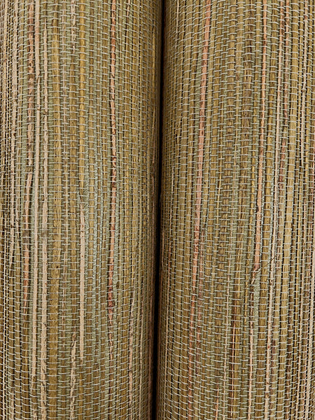 Multicolored Hemp Weeping Willow by Ronald Redding Grasscloth Wallpaper – York Designer Series GRL88341