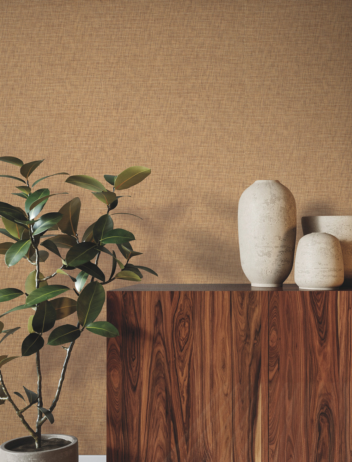 Check Paperweave Saddle Weave by Ronald Redding Wallpaper – York GRL88364