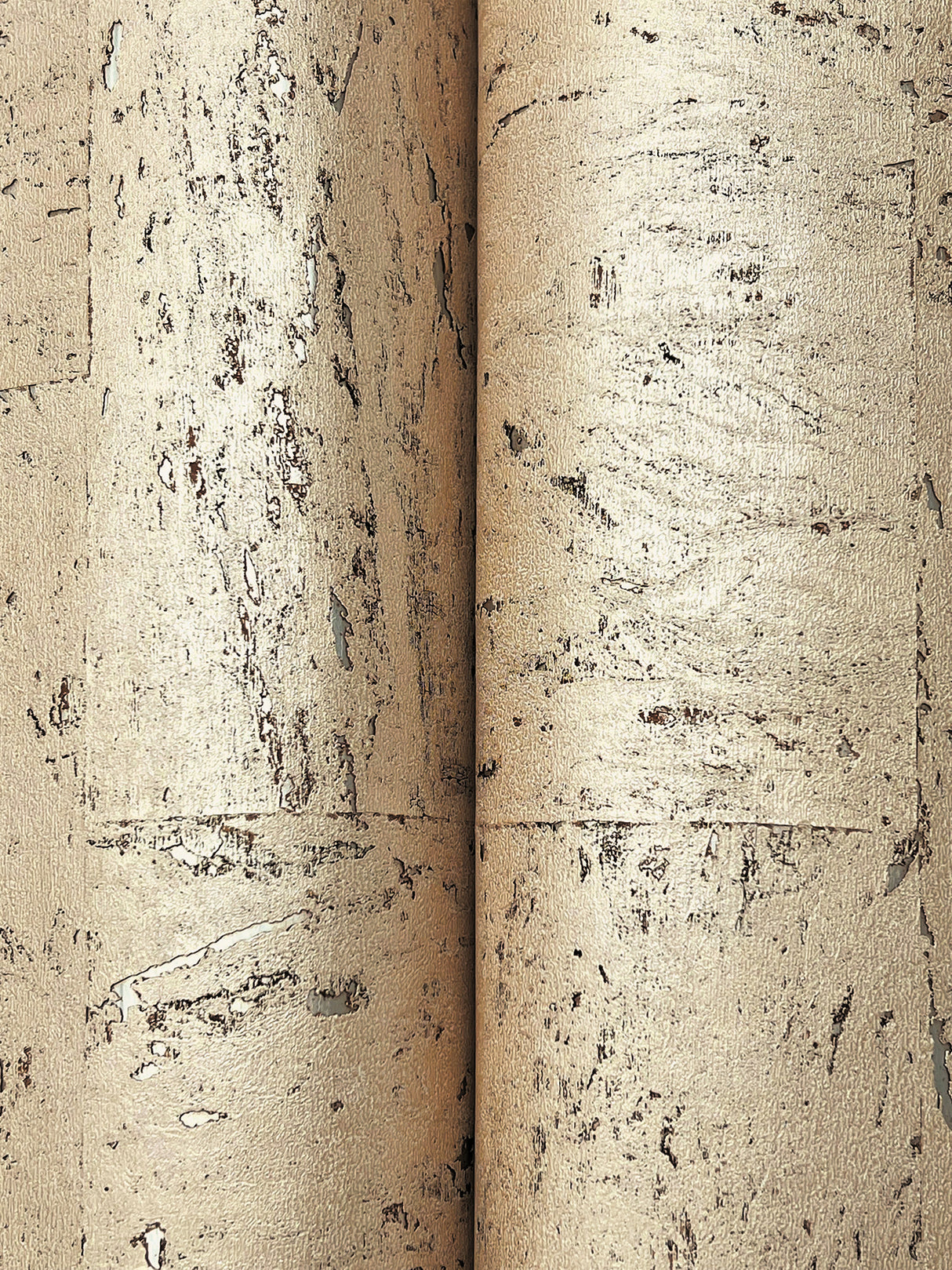 Caldera Cork Whitewash by Ronald Redding Cork Wallpaper – York Designer Series GRL88371