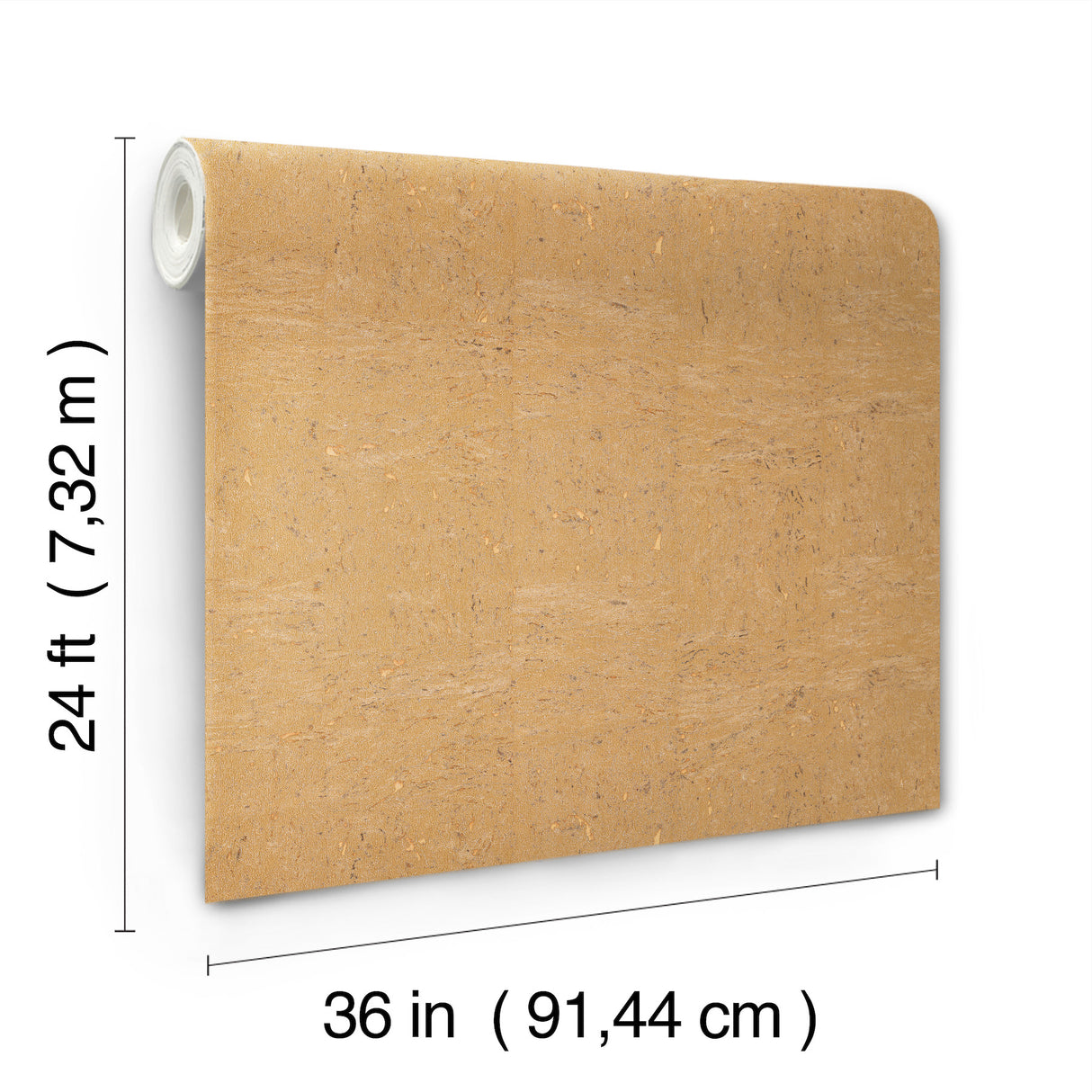 Caldera Cork Antique Gold by Ronald Redding Cork Wallpaper – York Designer Series GRL88374