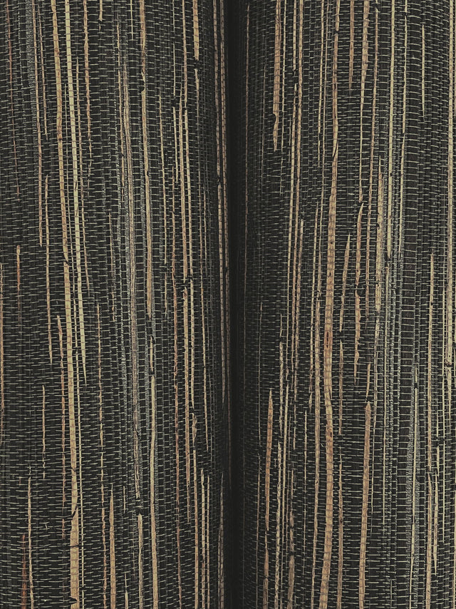 Multicolored Hemp Gunmetal by Ronald Redding Grasscloth Wallpaper – York Designer Series GRL88379