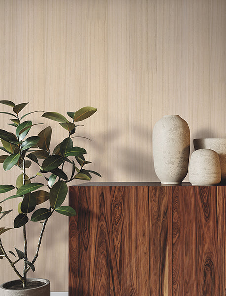 Wood Veneer Beech by Ronald Redding Wood Veneer Wallpaper – York Designer Series GRL88414