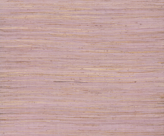 Multicolored Hemp Rose Bisque Grasscloth Wallpaper by Ronald Redding