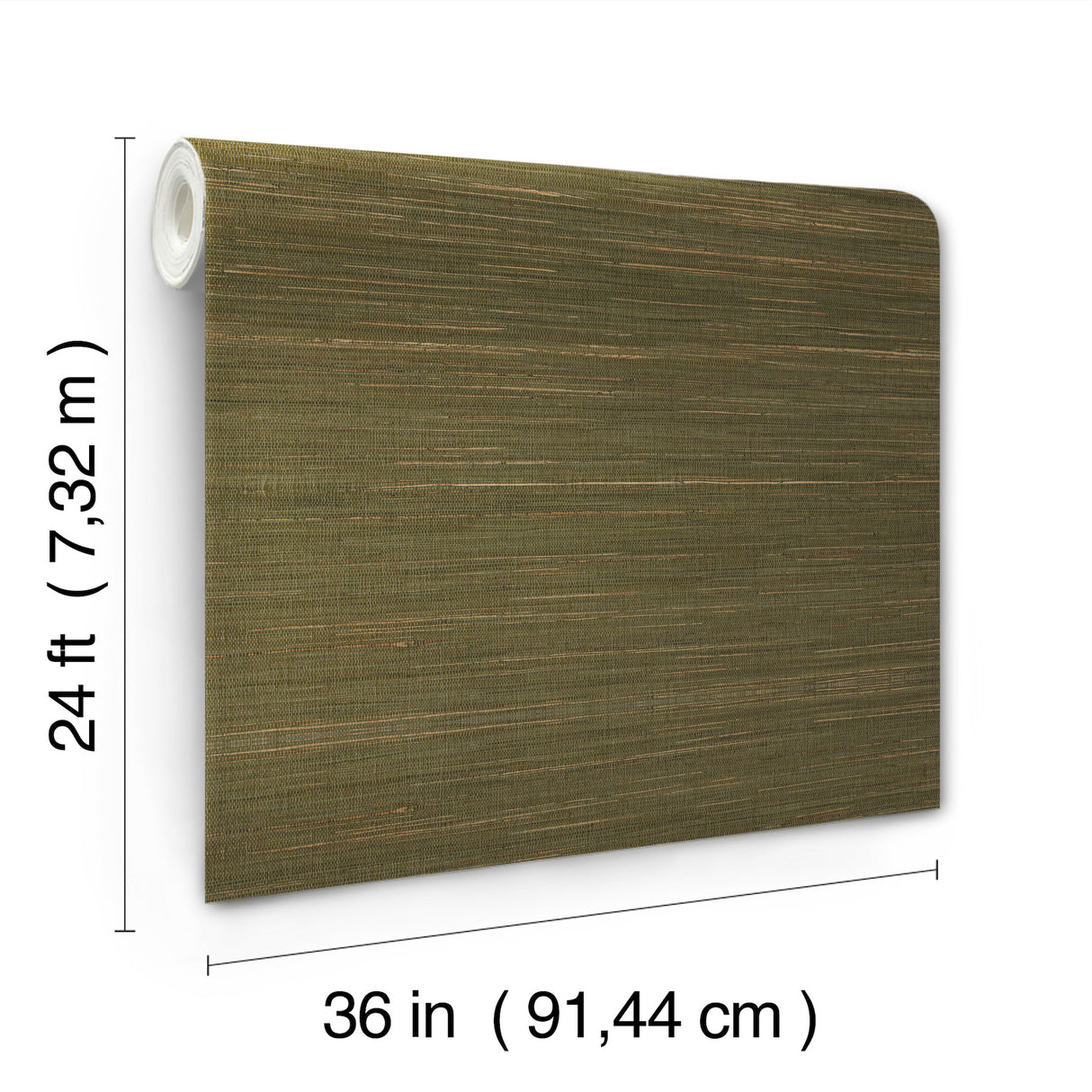 Multicolored Hemp Dry Sage by Ronald Redding Hemp Grasscloth Wallpaper – York Designer Series GRL88473