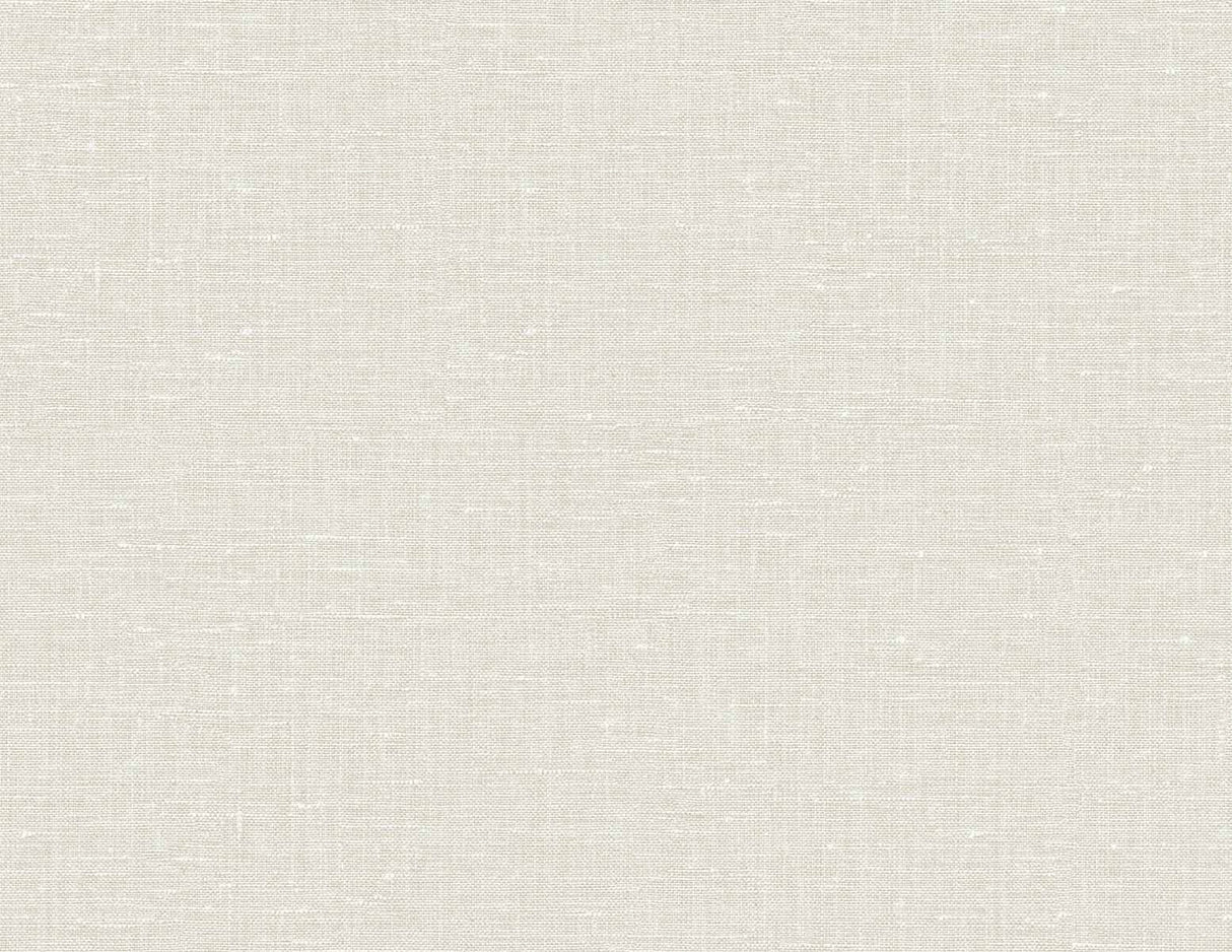 Nomi ivory faux linen texture matte vinyl wallpaper