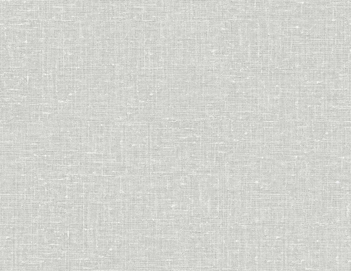 Seabrook Designs Nomi wallpaper in Ecru with a matte faux linen texture