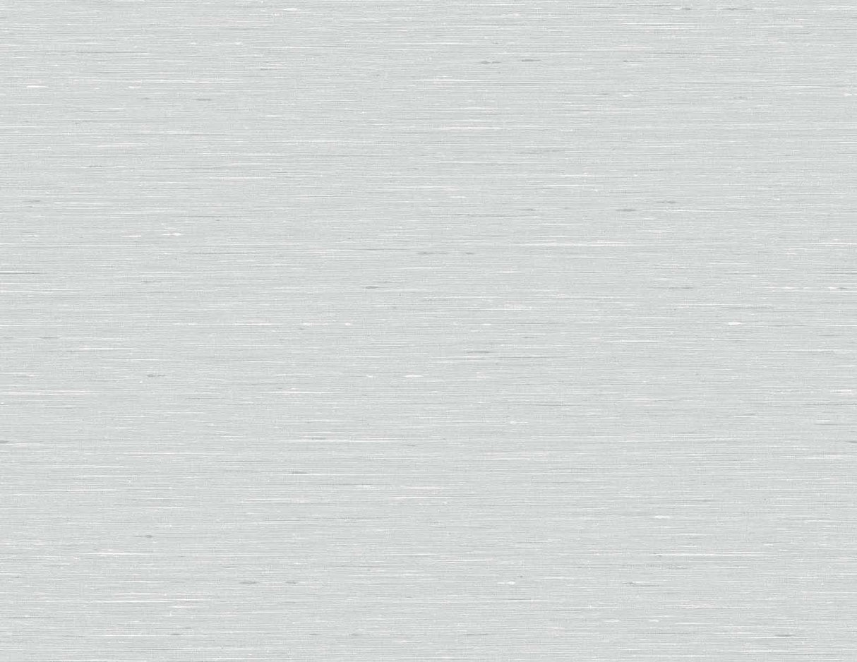 Bangkok faux silk texture wallpaper in a cool winter blue-gray tone