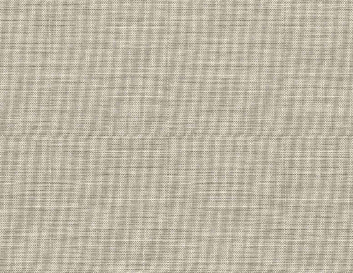 Nutshell brown faux linen texture vinyl wallpaper