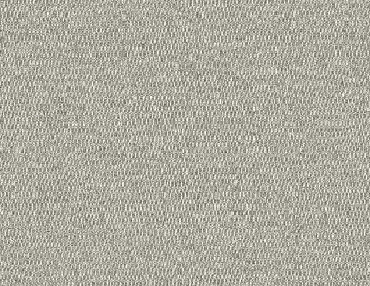 Seabrook Designs Normandy Taupe faux linen texture vinyl wallpaper