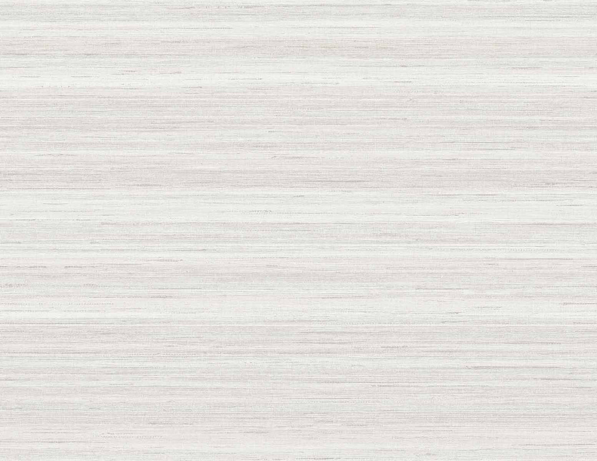 Meiya wallpaper in Highland White with subtle stria texture