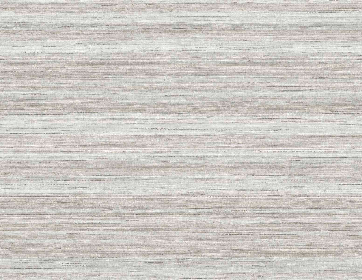 Meiya Icy Gray stria textured vinyl wallpaper with a matte finish