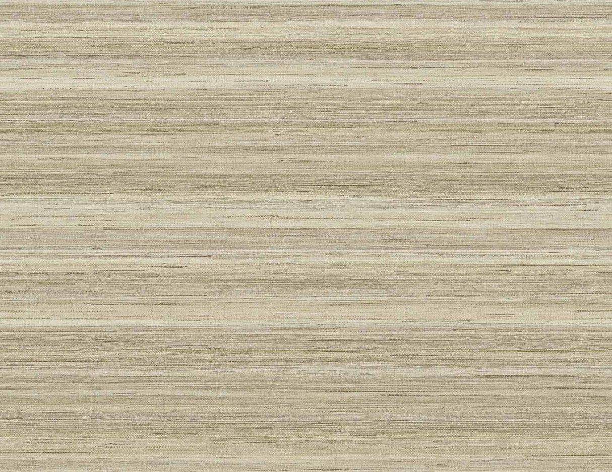 Meiya in Straw, matte textured stria vinyl wallpaper by Seabrook Designs