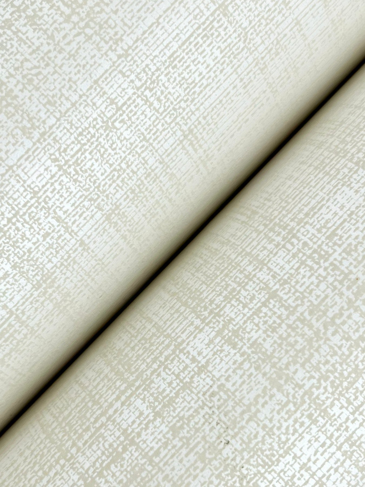 Bordeaux Beige Wallpaper with Raised Ink Weave Texture - Ronald Redding GT4509