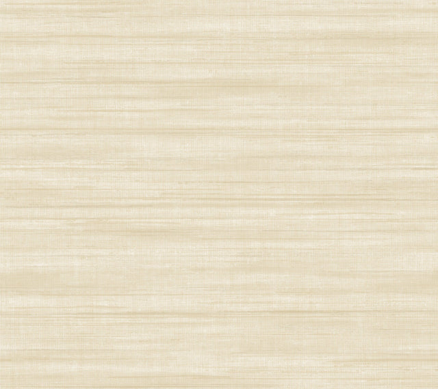 Brushed Linen Ivory Wallpaper with Weaves Pattern - York GT4562