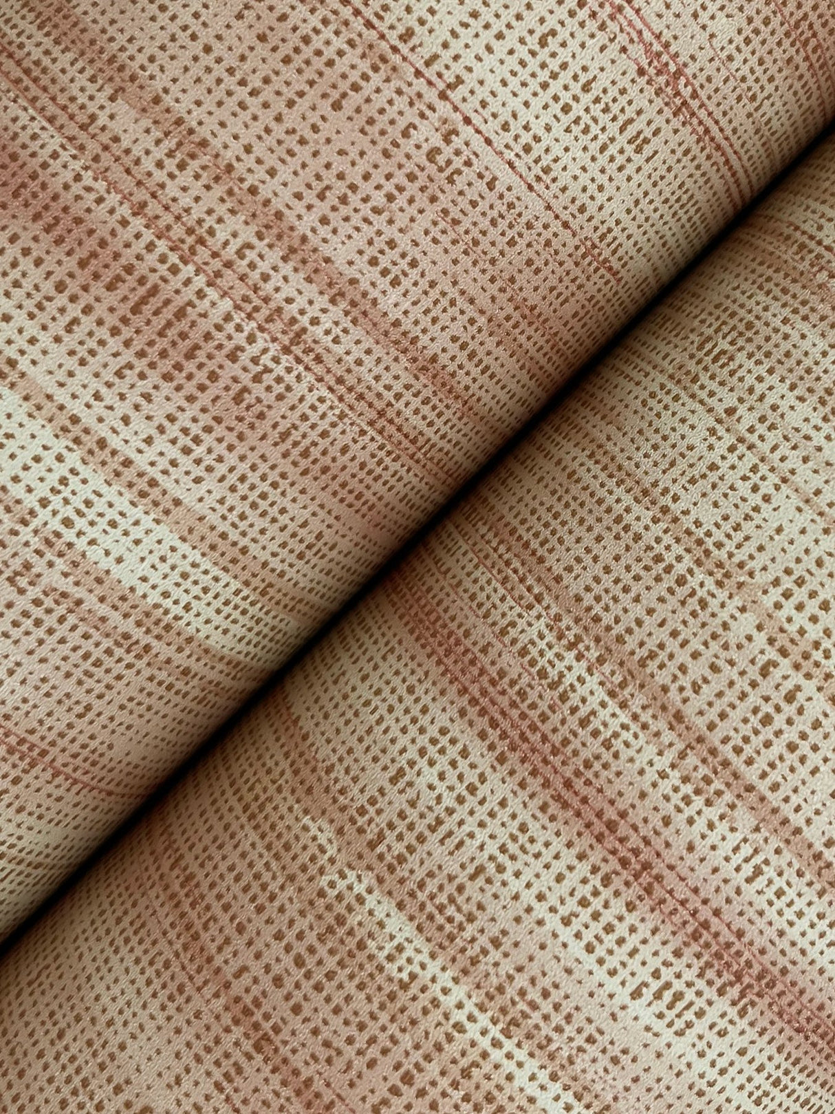 Brushed Linen Brick Wallpaper in Brick Weave- Transitional Style - York GT4565