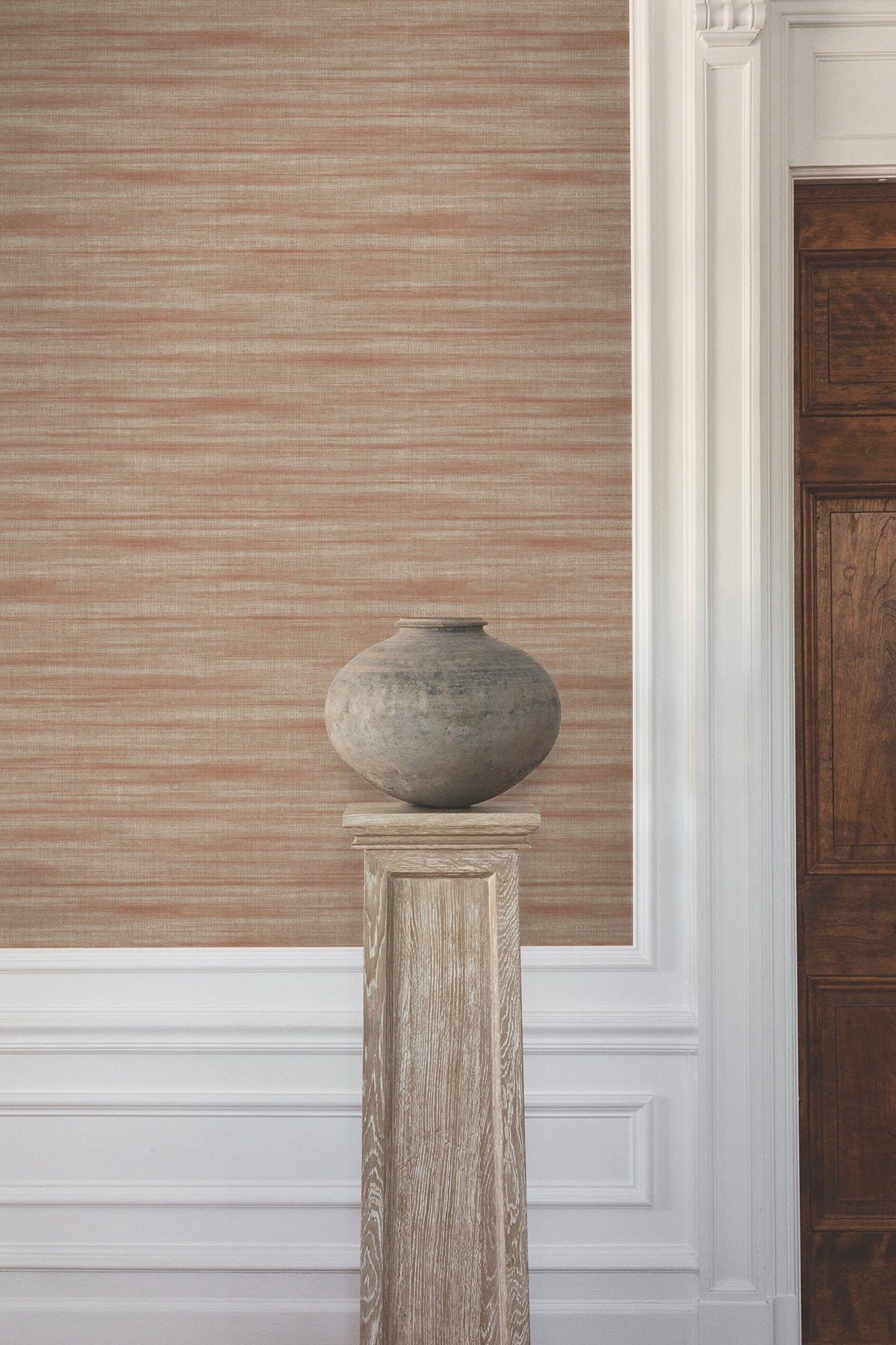 Brushed Linen Brick Wallpaper in Brick Weave- Transitional Style - York GT4565
