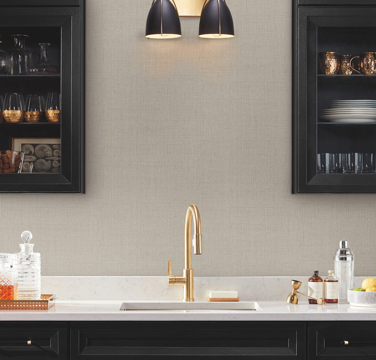 Amari Moonlight Textured Weaves Wallpaper - York GT4592N