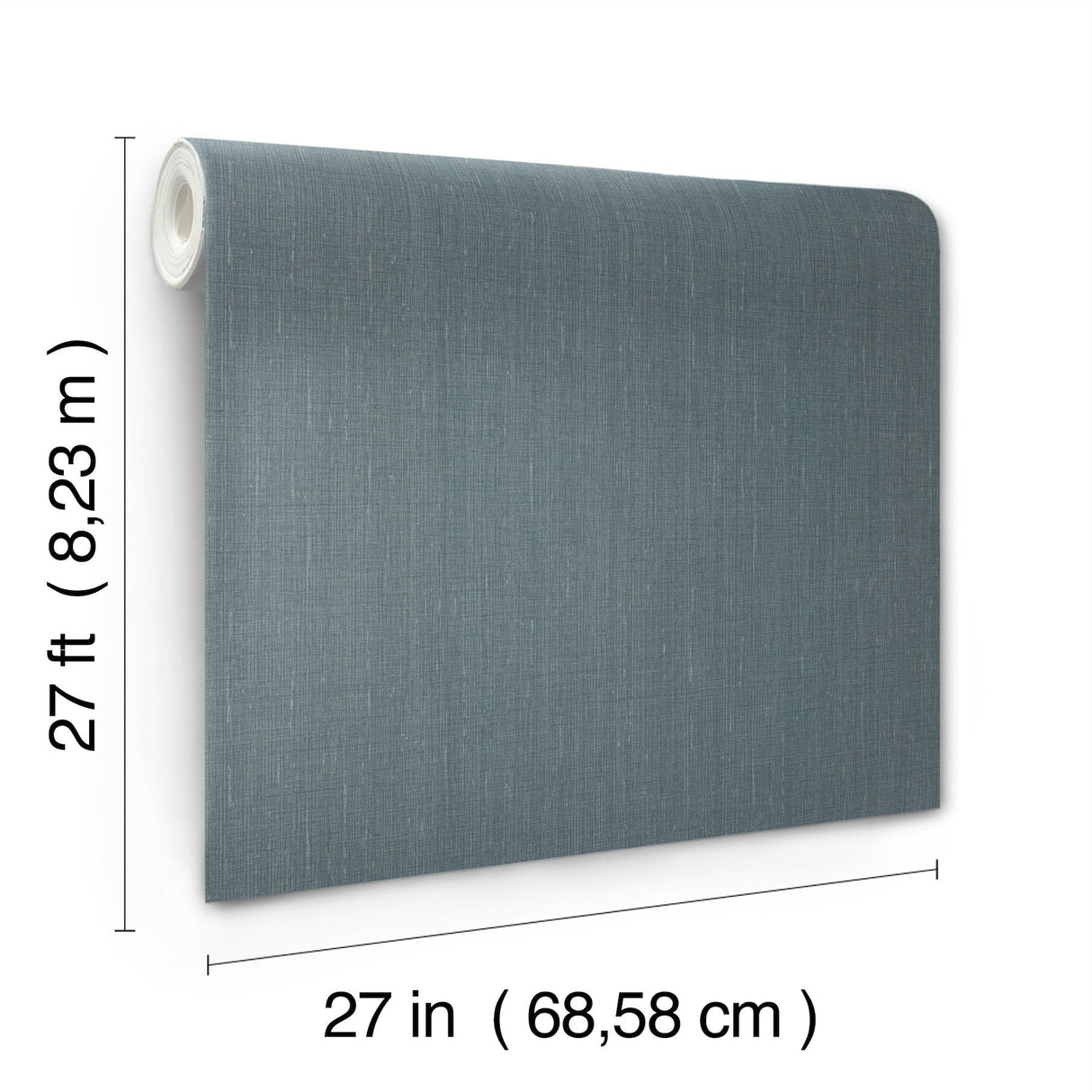 Amari Admiral Blue Wallpaper with Weaves Texture, Transitional Style - York GT4595N