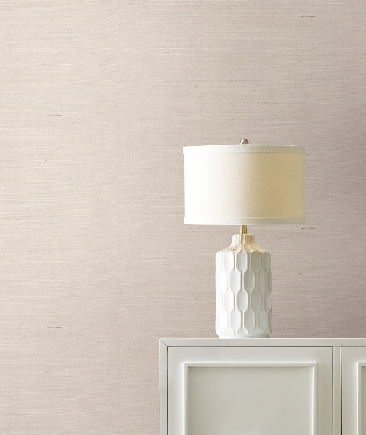 Maguey Sisal Latte Grasscloth Wallpaper - Ronald Redding GV0109NW