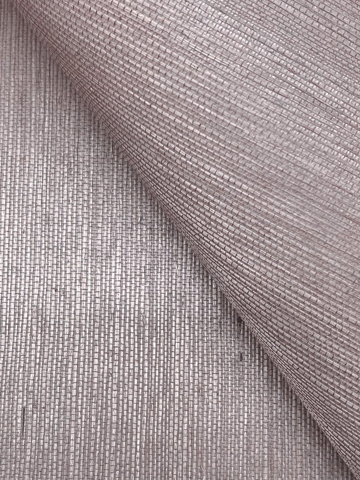 Maguey Sisal Mauve Wallpaper with Traditional Grasscloth Texture - York GV0120NWFD