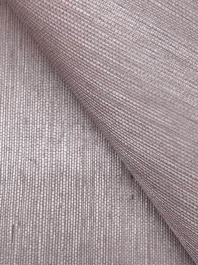 Maguey Sisal Mauve Grasscloth Wallpaper - Ronald Redding Traditional - York GV0120NW