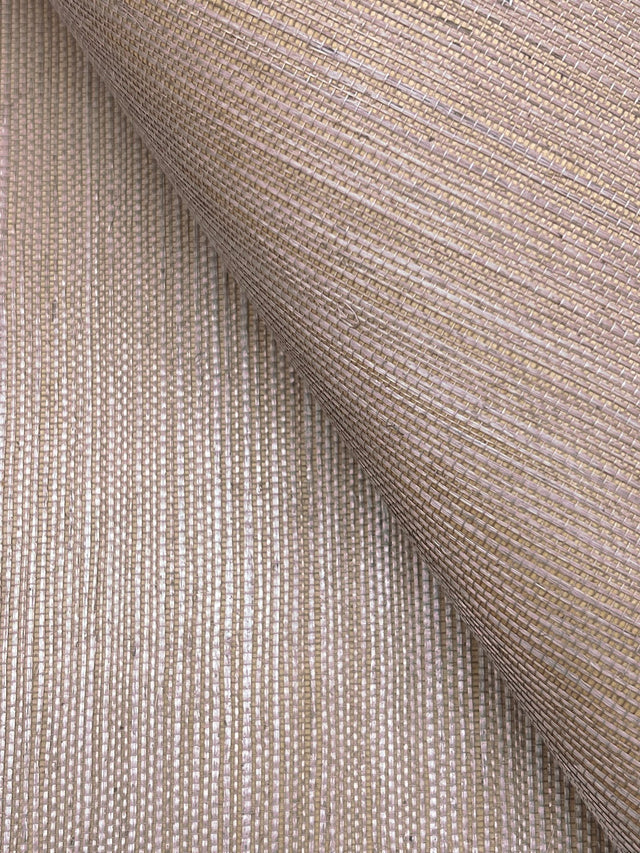 Maguey Sisal Orchid Grasscloth Wallpaper with Traditional Style - York GV0121NW