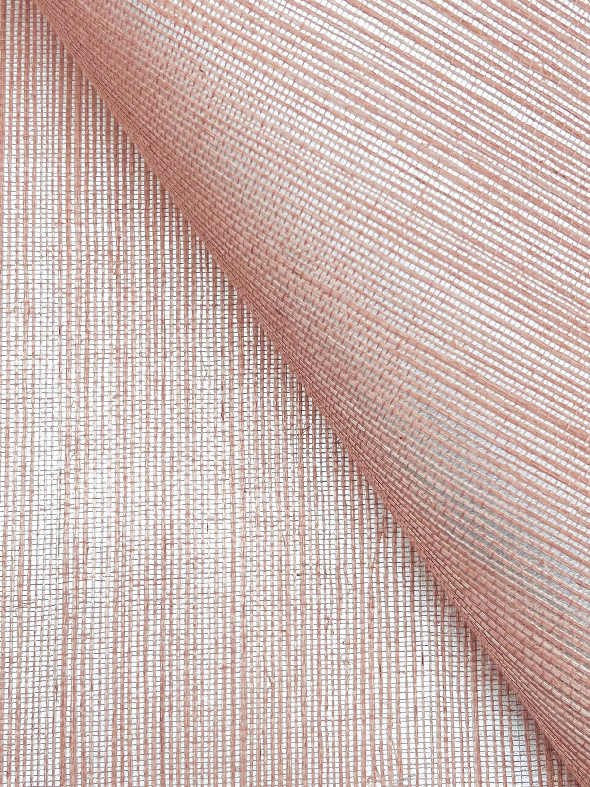 Maguey Sisal Rose Grasscloth Wallpaper with Metallic Effect - York GV0127NW