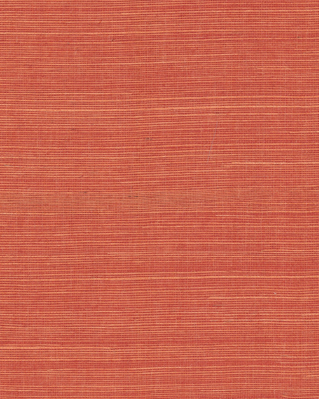 Maguey Sisal Rhubarb Wallpaper with Traditional Grasscloth Texture - York GV0131NW