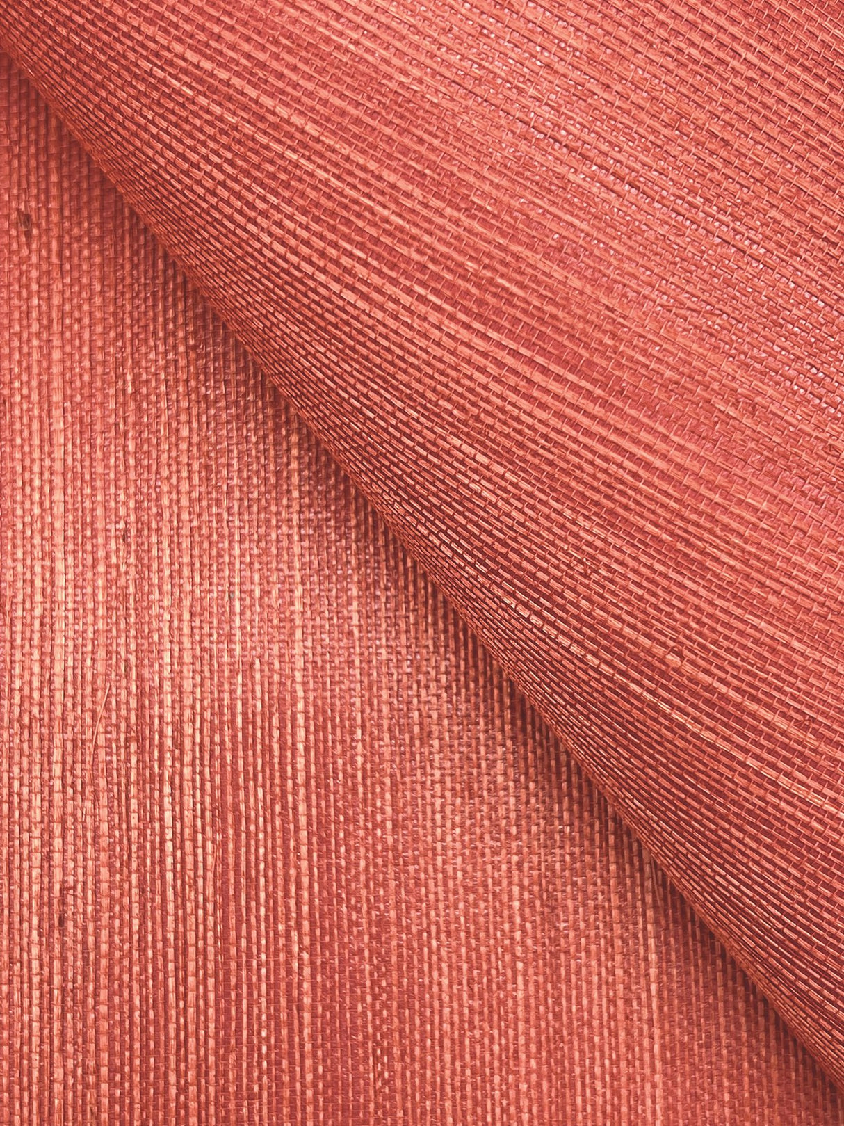 Maguey Sisal Rhubarb Wallpaper with Traditional Grasscloth Texture - York GV0131NW