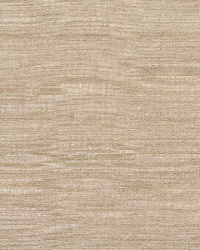 Maguey Sisal Beige Wallpaper with Metallic Grasscloth Texture - York GV0136NW