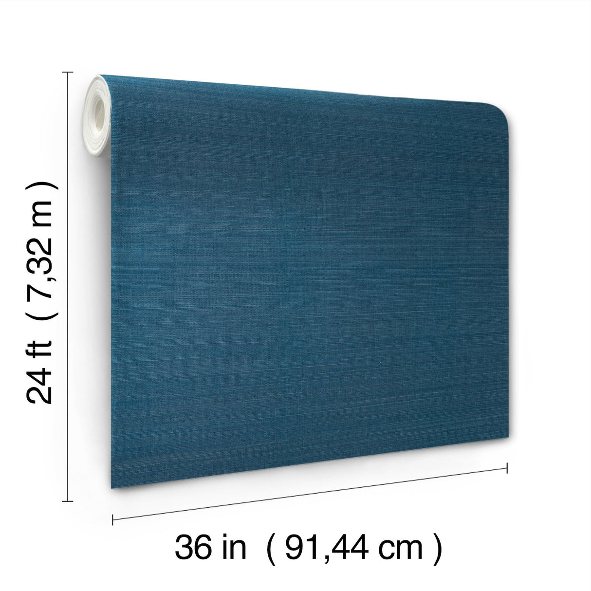 Maguey Sisal Indigo Grasscloth Wallpaper with Traditional Style - York GV0165NW