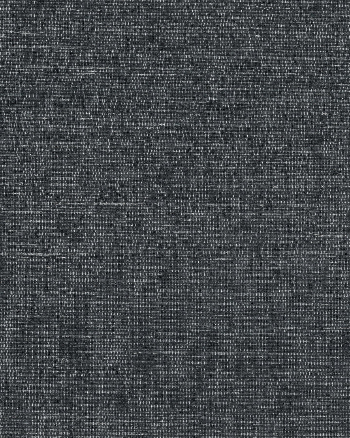 Maguey Sisal Gunmetal Wallpaper with Grasscloth Texture - York GV0172NW