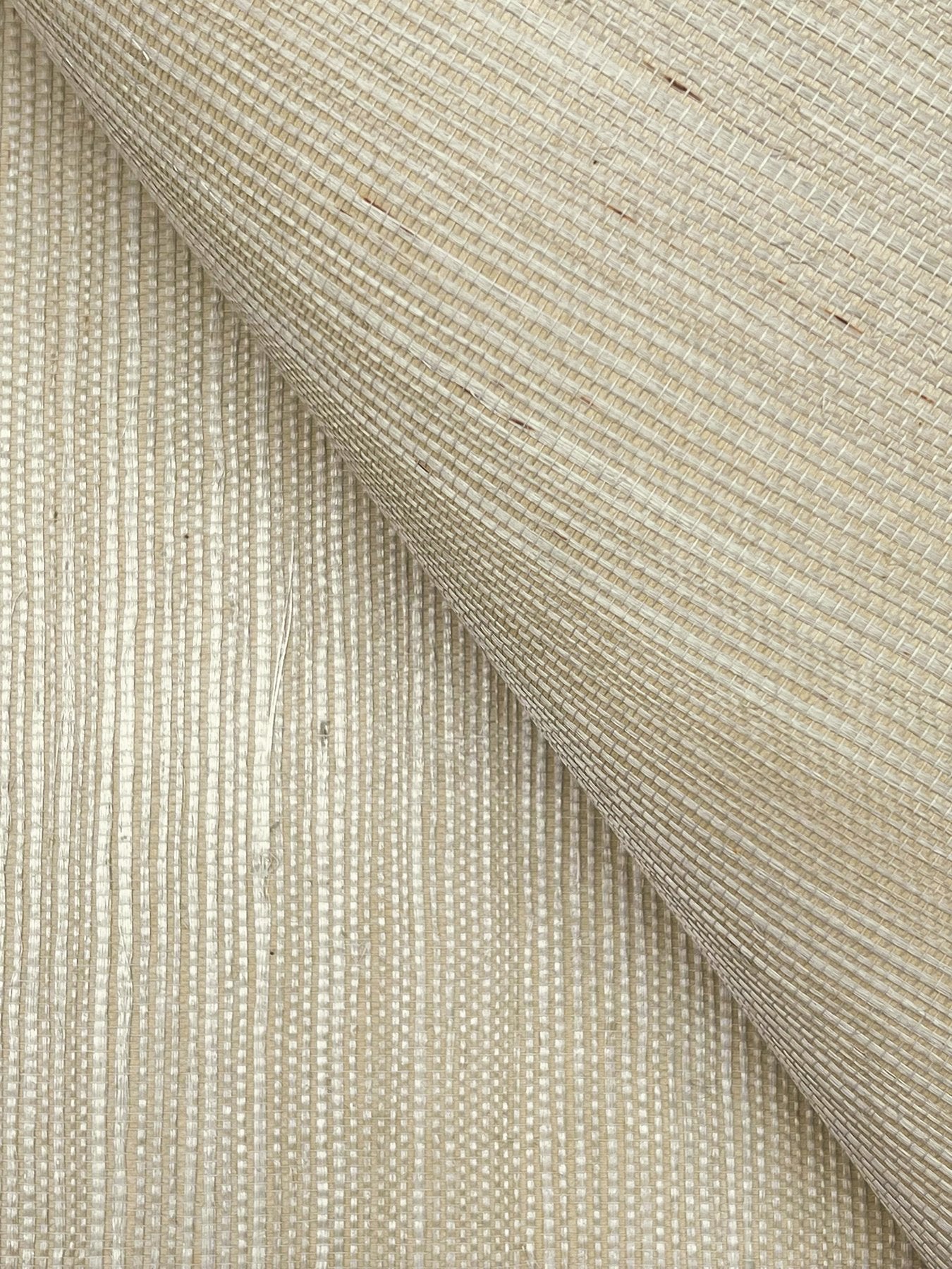 Maguey Sisal Mushroom Wallpaper with Natural Grasscloth Texture - York GV0176NW