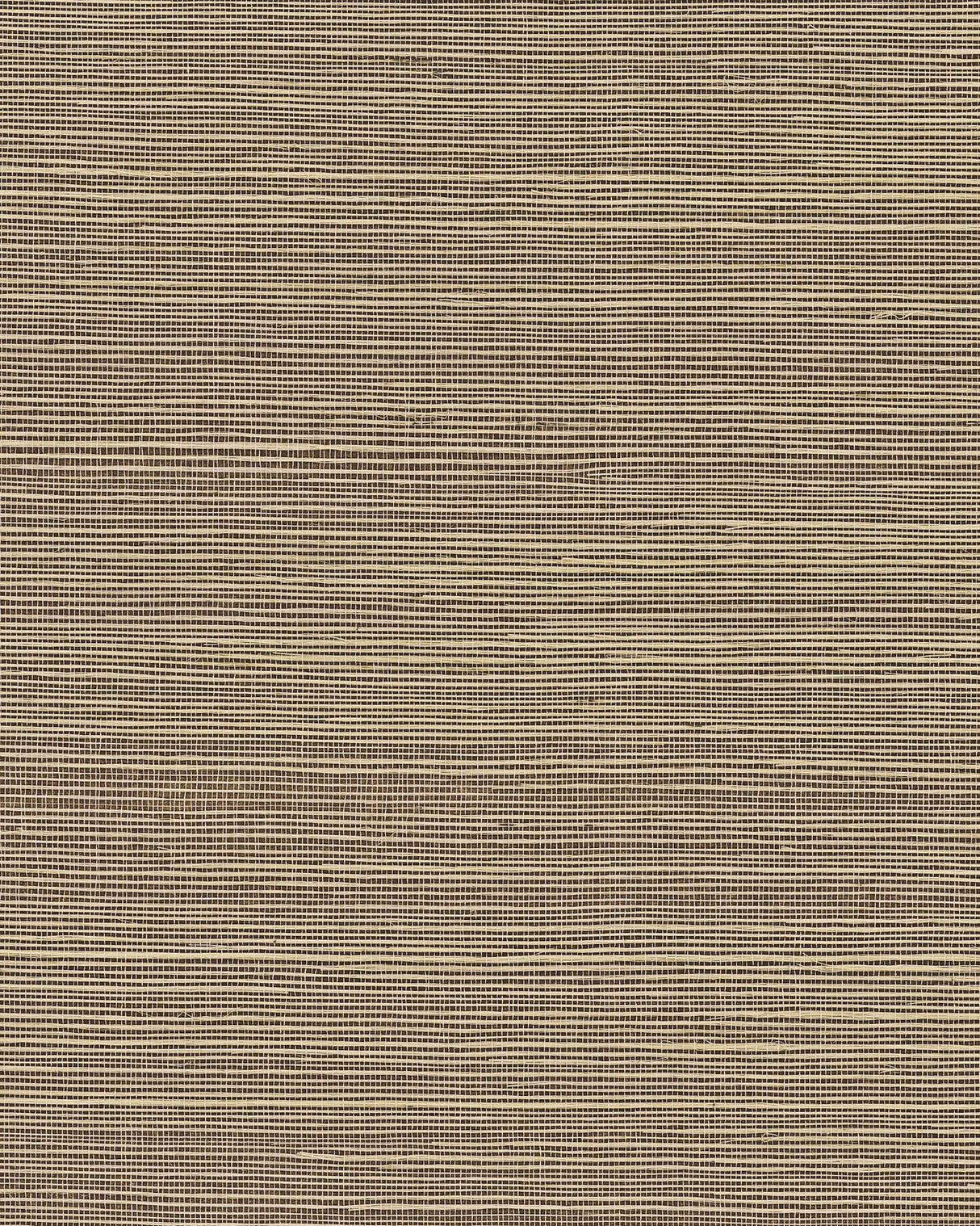 Maguey Sisal Black Grasscloth Wallpaper with Traditional Natural Weave - York GV0177NW