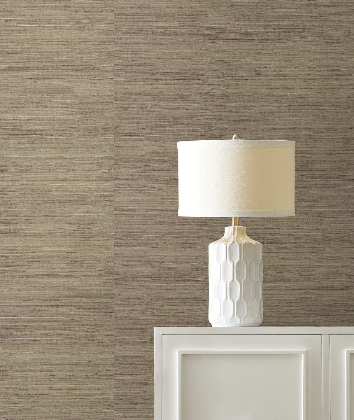 Maguey Sisal Black Grasscloth Wallpaper with Traditional Natural Weave - York GV0177NW