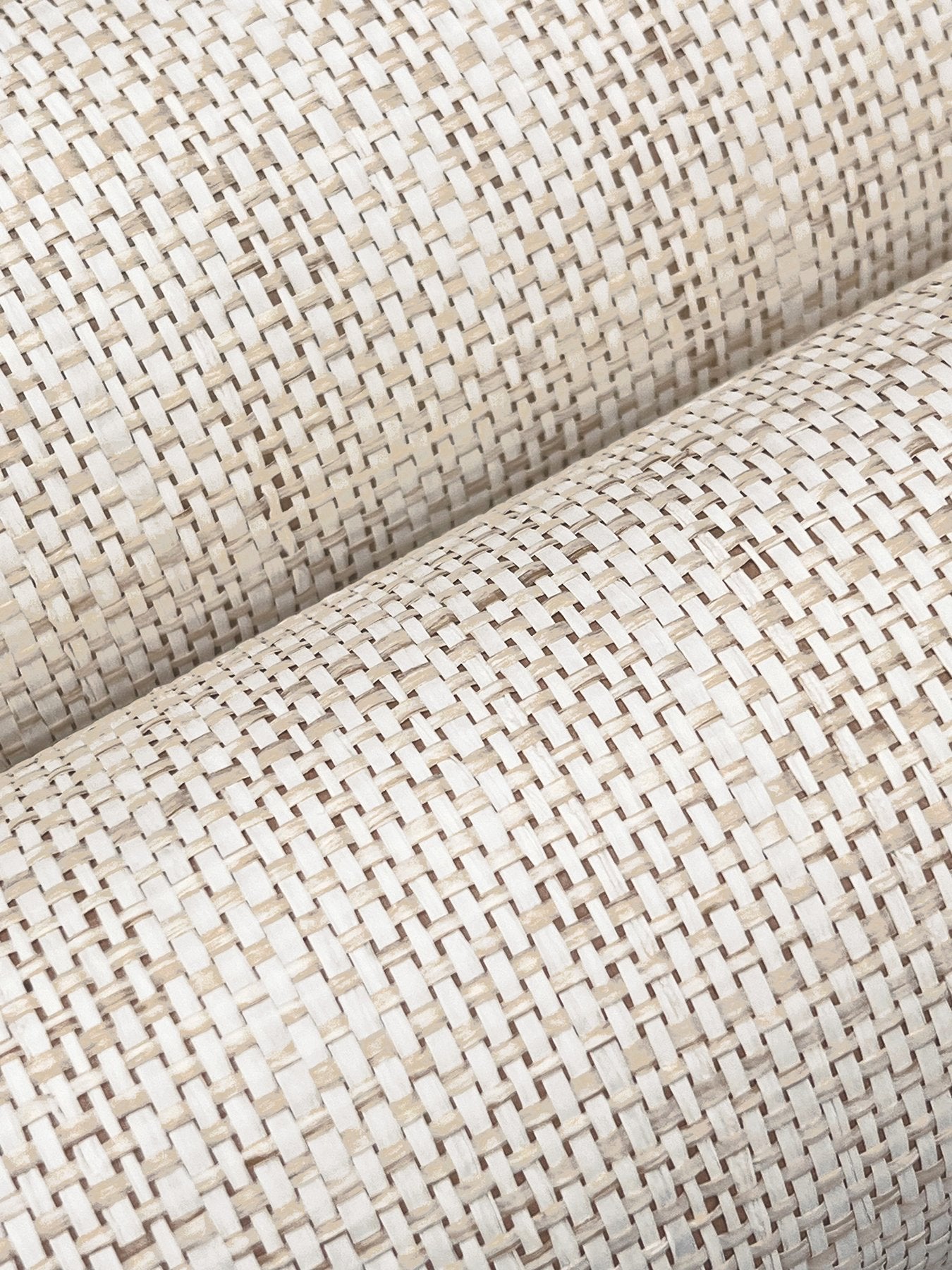 Kami Paperweave Natural Wallpaper with Paper Weave Grasscloth Texture - York GV0181LM