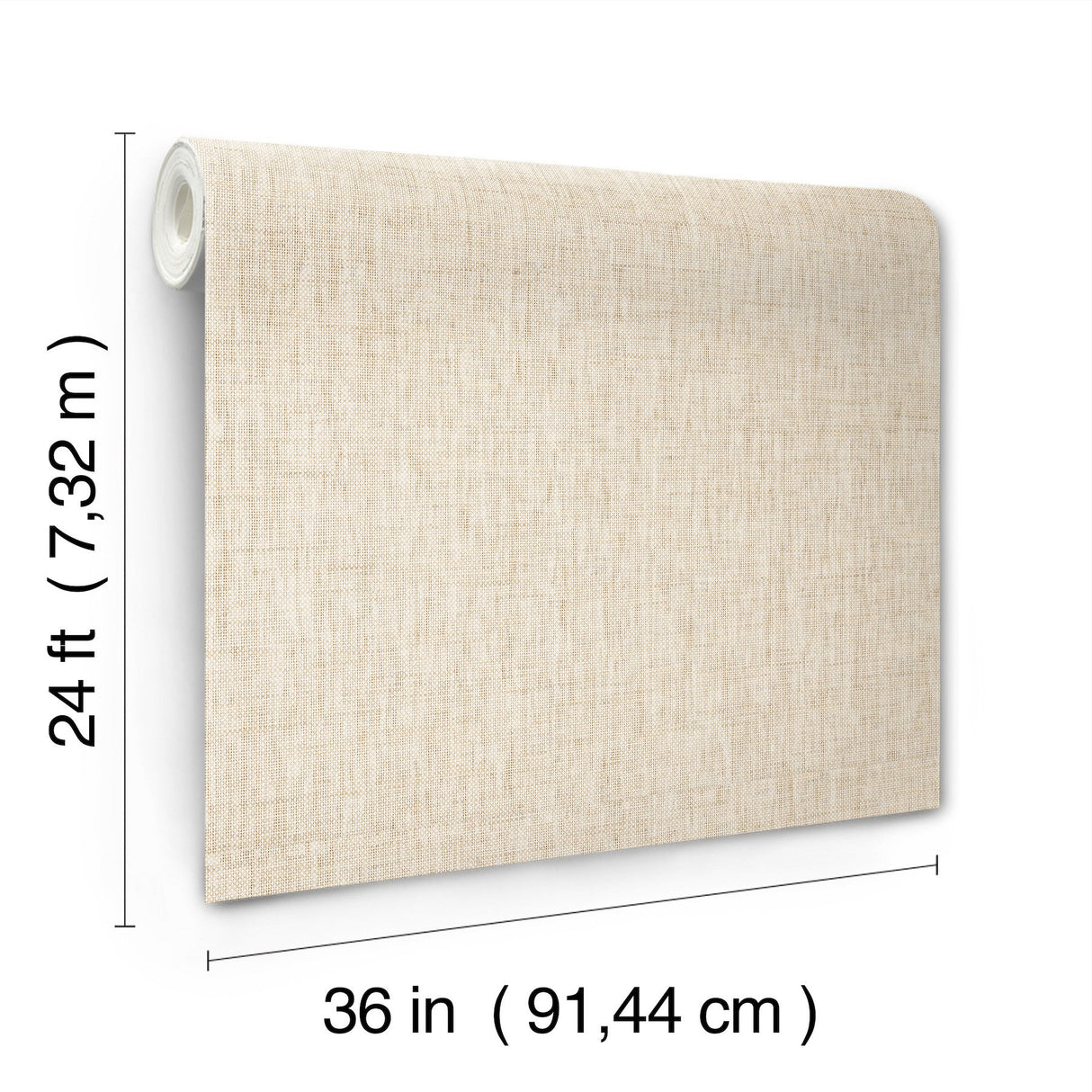 Kami Paperweave Natural Wallpaper with Paper Weave Grasscloth Texture - York GV0181LM