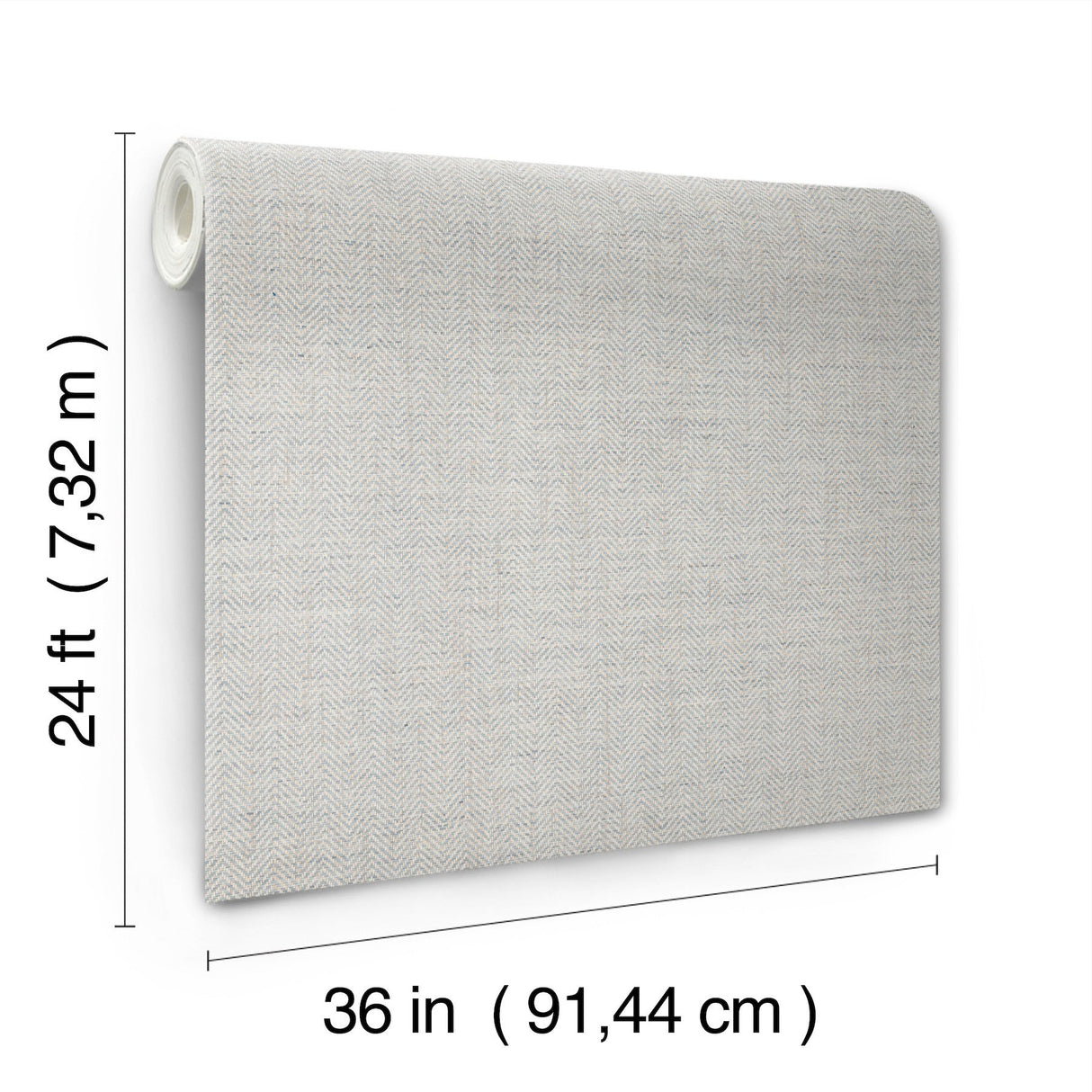 Tailored Weave Sea Glass Wallpaper with Paper Weave Grasscloth Texture - York GV0195