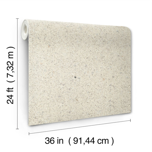 Brilliant Mica Clear Quartz Wallpaper with Raised Prints Metallic Effect - York GV0213