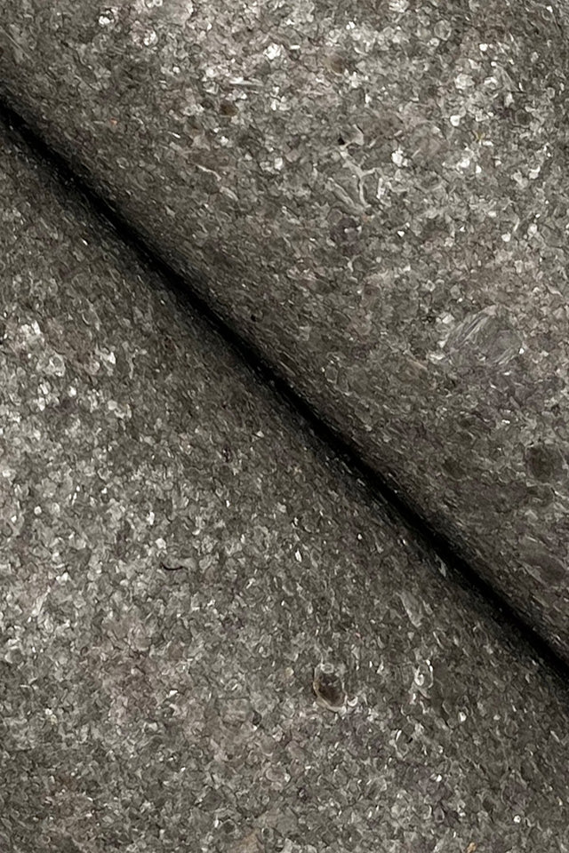 Brilliant Mica Graphite Wallpaper with Metallic Raised Texture - York GV0215